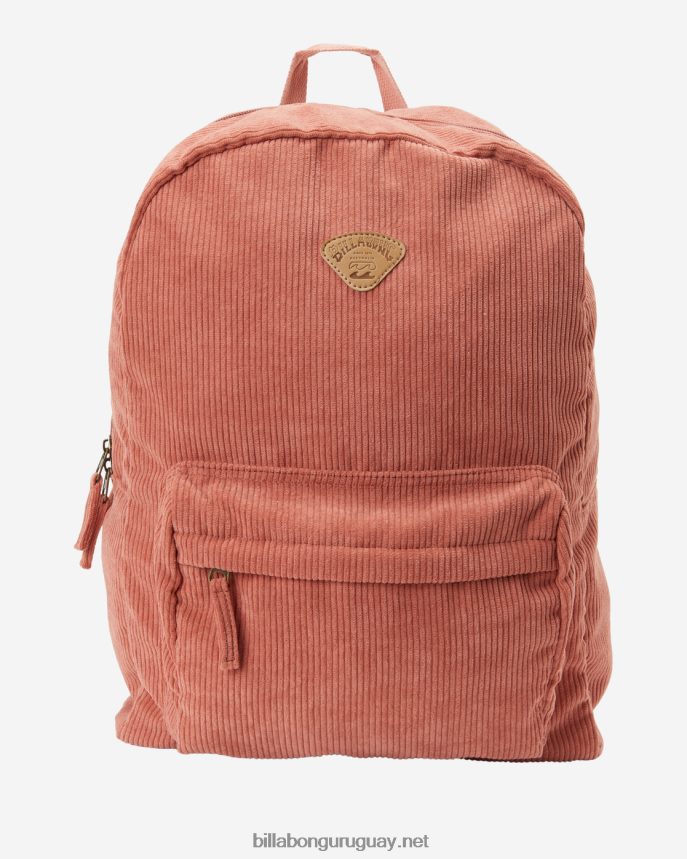 Mochila de pana Schools Out mujer amanecer rosa DR68442442 Billabong