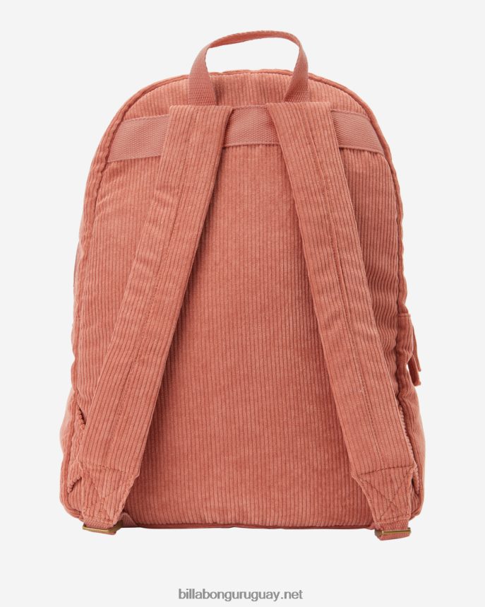 Mochila de pana Schools Out mujer amanecer rosa DR68442442 Billabong