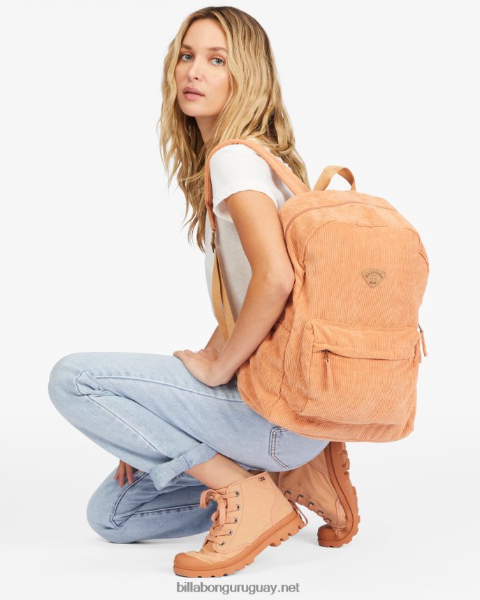 Mochila de pana Schools Out mujer arcilla del desierto DR68442417 Billabong
