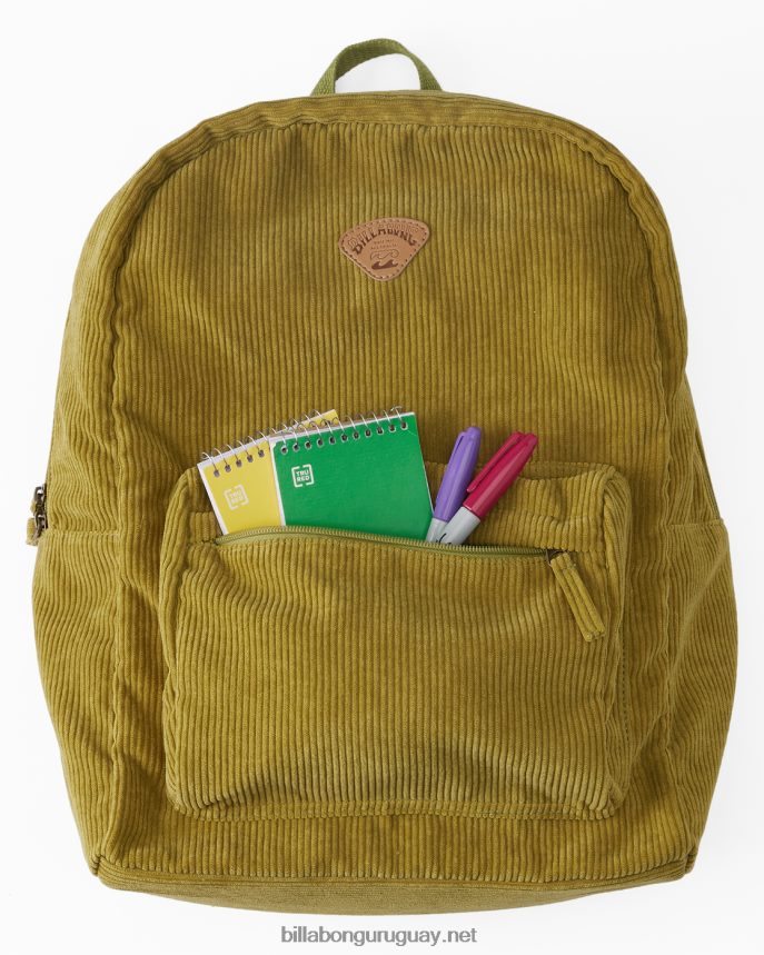 Mochila de pana Schools Out mujer ojos verdes DR68442441 Billabong