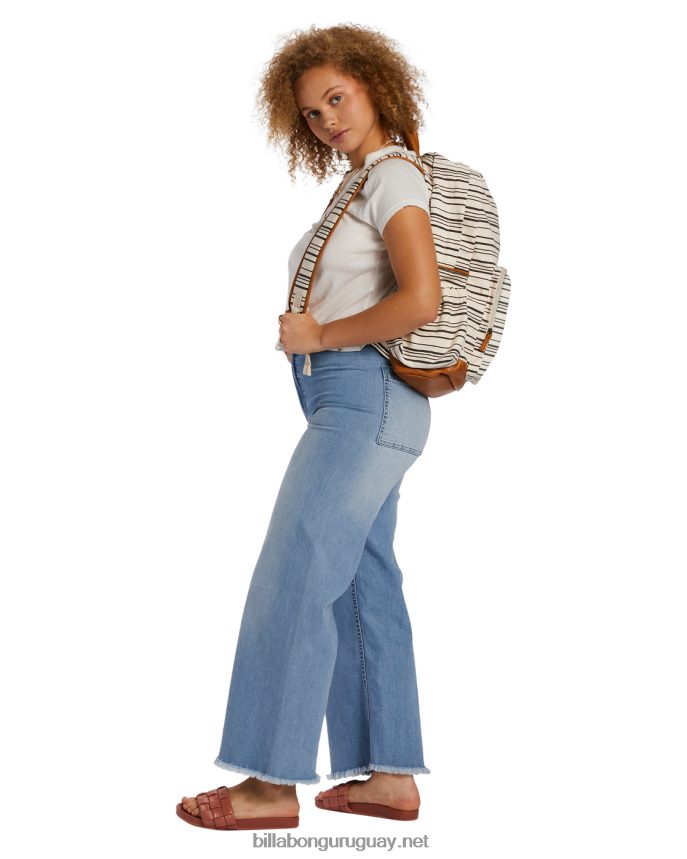 mochila de lona hogar en el extranjero mujer guijarro negro DR68442427 Billabong
