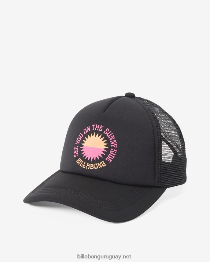 a través de las olas gorra de camionero mujer negro DR68442385 Billabong