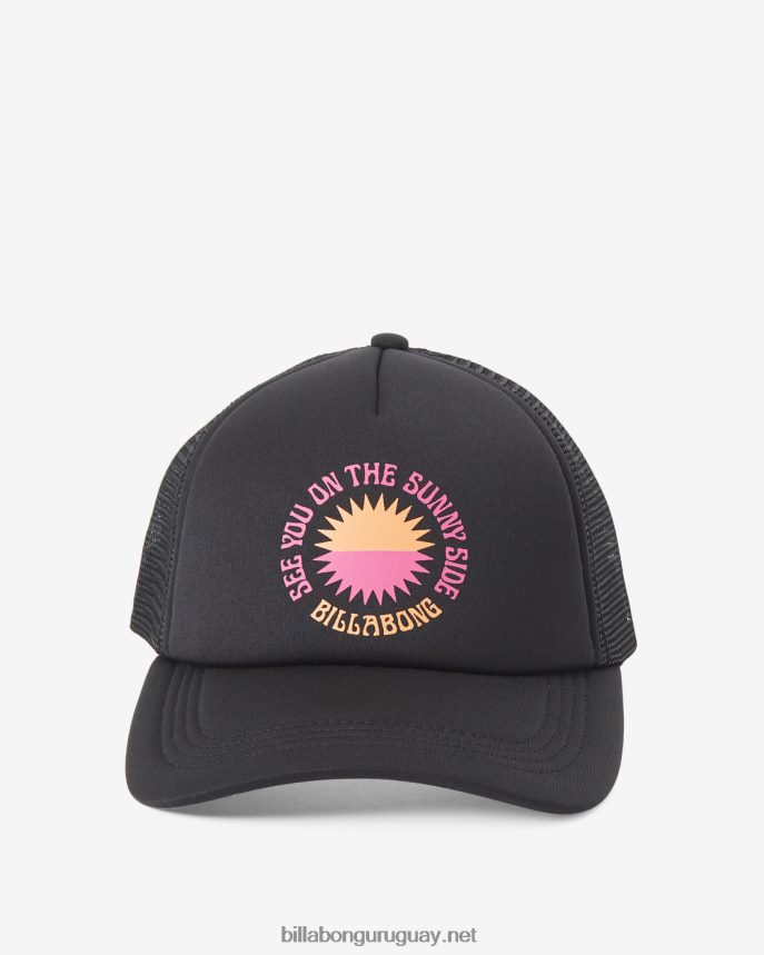 a través de las olas gorra de camionero mujer negro DR68442385 Billabong