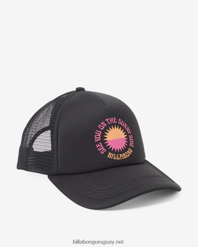 a través de las olas gorra de camionero mujer negro DR68442385 Billabong