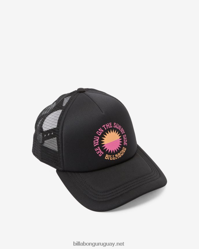 a través de las olas gorra de camionero mujer negro DR68442385 Billabong