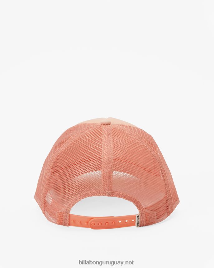 a través de las olas gorra de camionero mujer suave y melocotón DR68442488 Billabong