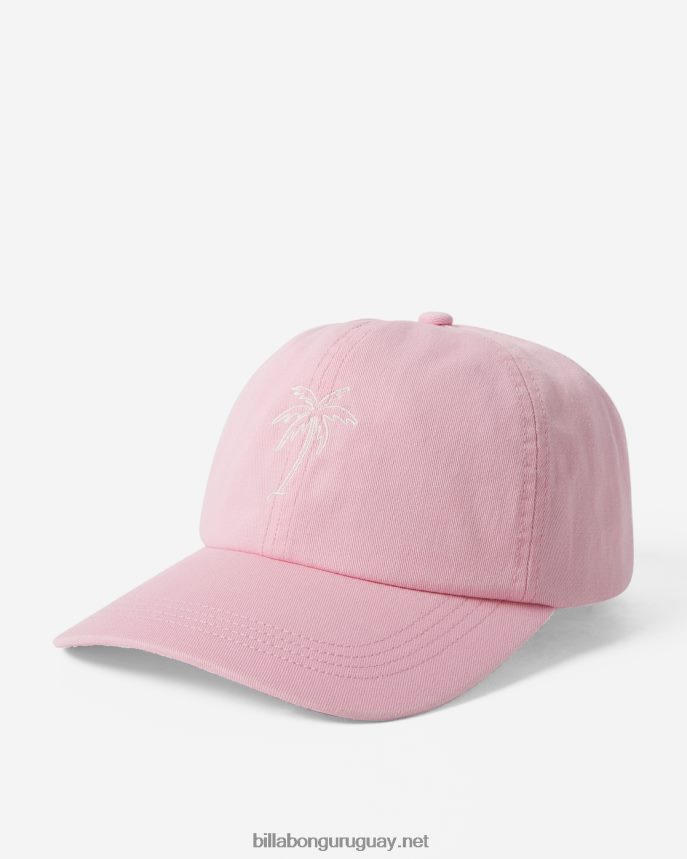 gorra de papá gorra strapback mujer senderos de color rosa claro DR68442406 Billabong