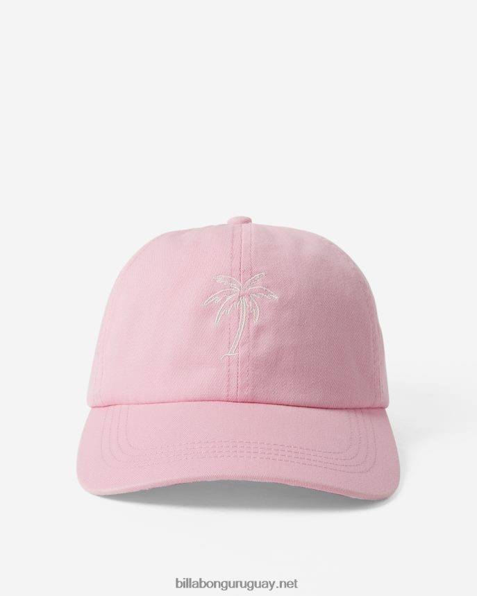 gorra de papá gorra strapback mujer senderos de color rosa claro DR68442406 Billabong