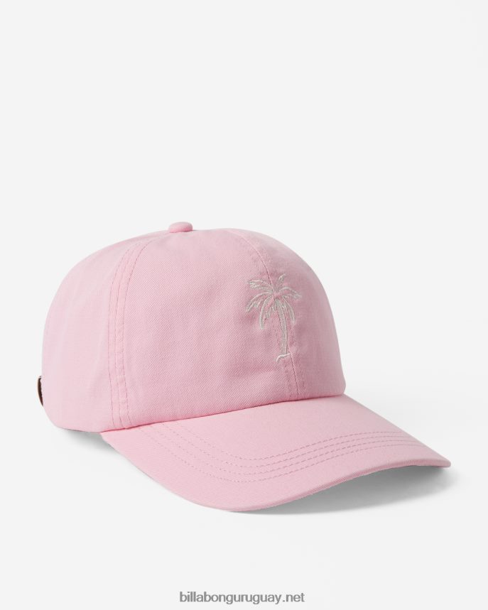 gorra de papá gorra strapback mujer senderos de color rosa claro DR68442406 Billabong