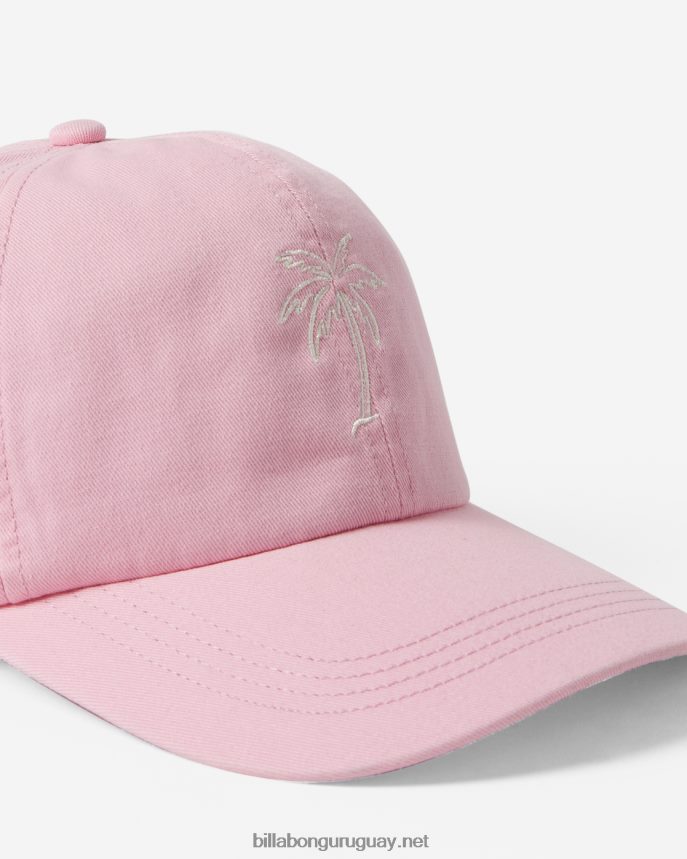 gorra de papá gorra strapback mujer senderos de color rosa claro DR68442406 Billabong