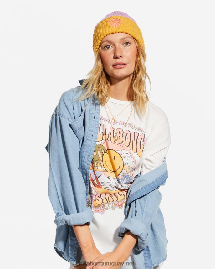 gorro billabong x smiley mujer días más brillantes DR68442475