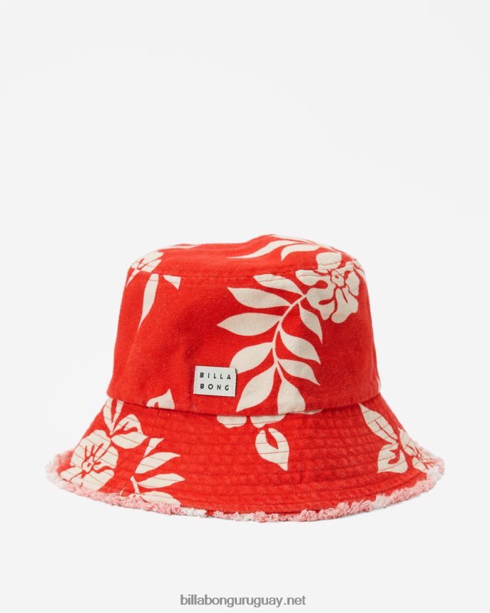 sol sombrero de pescador mujer aloha rojo DR68442405 Billabong