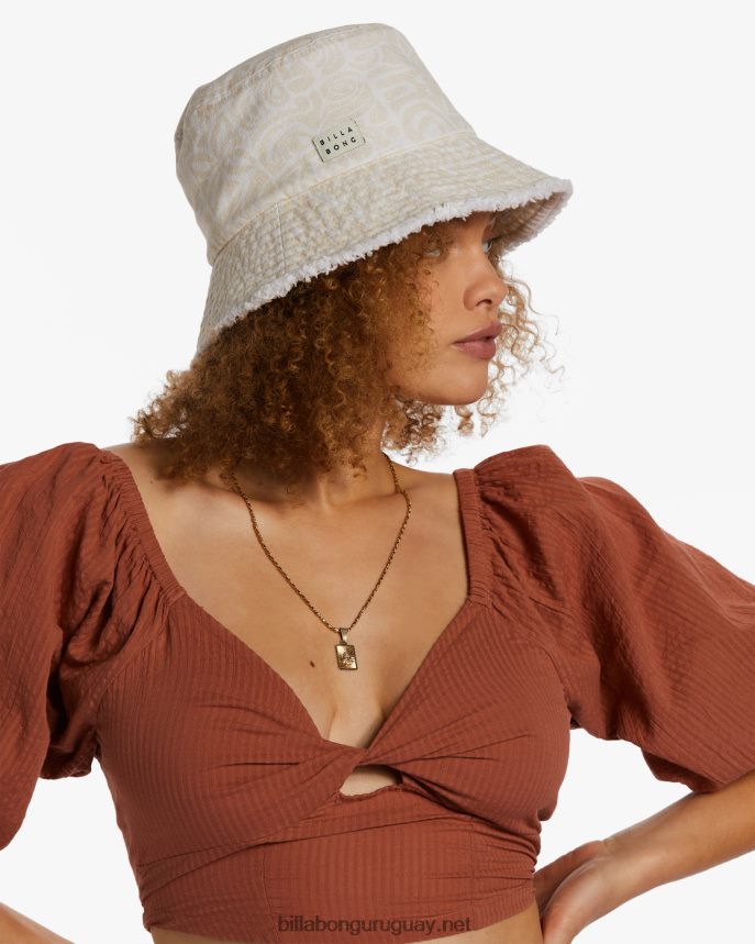 sol sombrero de pescador mujer blanco antiguo DR68442448 Billabong