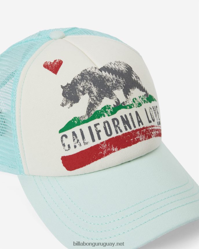 sombrero de camionero pitstop mujer menta suave DR68442487 Billabong
