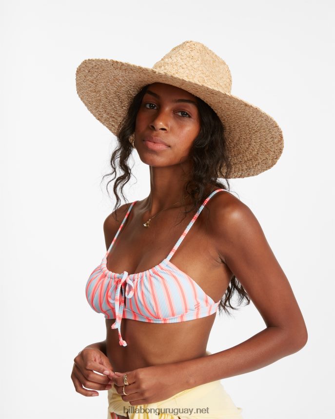 sombrero de paja de niebla marina mujer natural DR68442399 Billabong