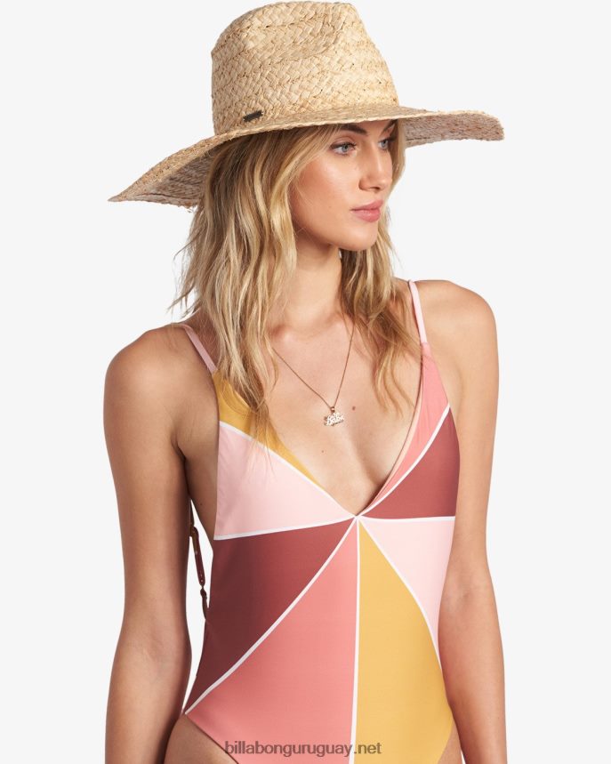 sombrero de paja de niebla marina mujer natural DR68442399 Billabong