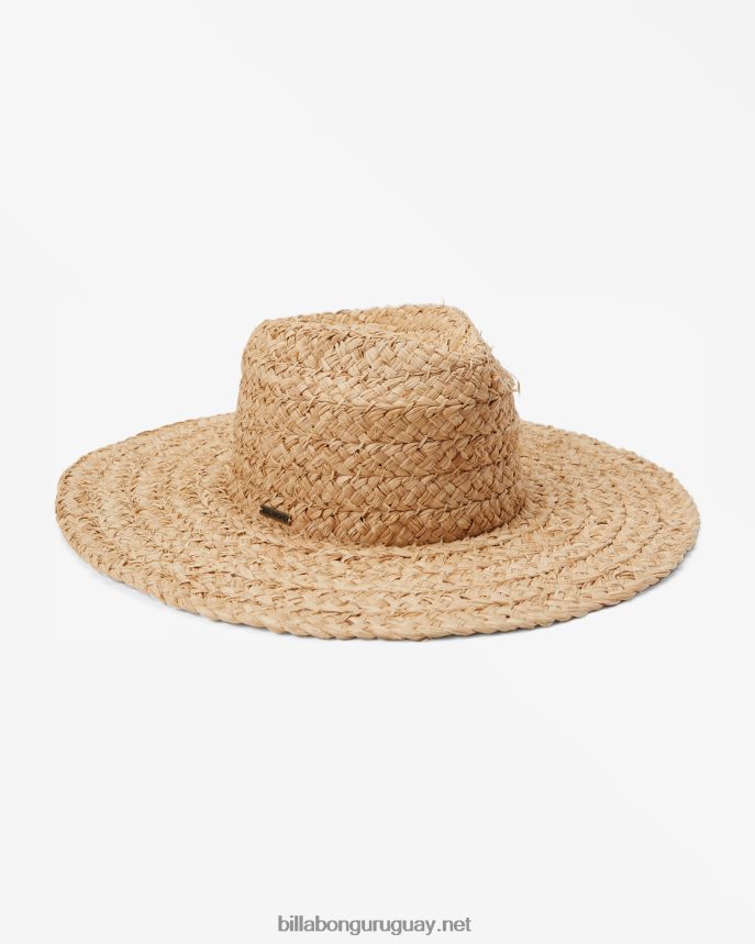 sombrero de paja de niebla marina mujer natural DR68442399 Billabong