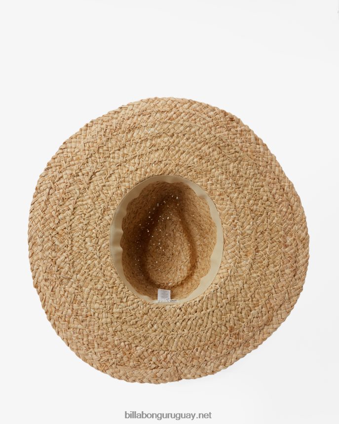 sombrero de paja de niebla marina mujer natural DR68442399 Billabong