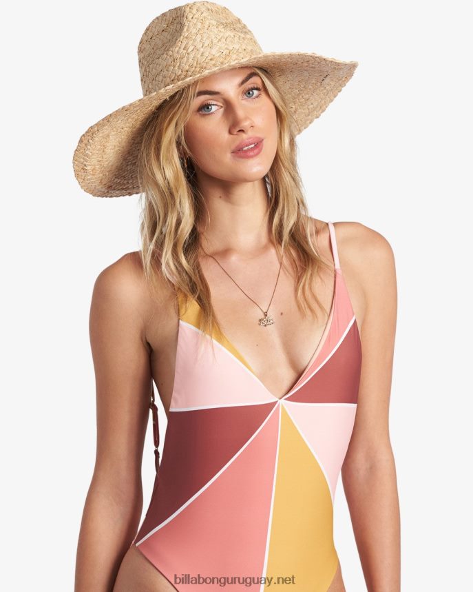 sombrero de paja de niebla marina mujer natural DR68442399 Billabong