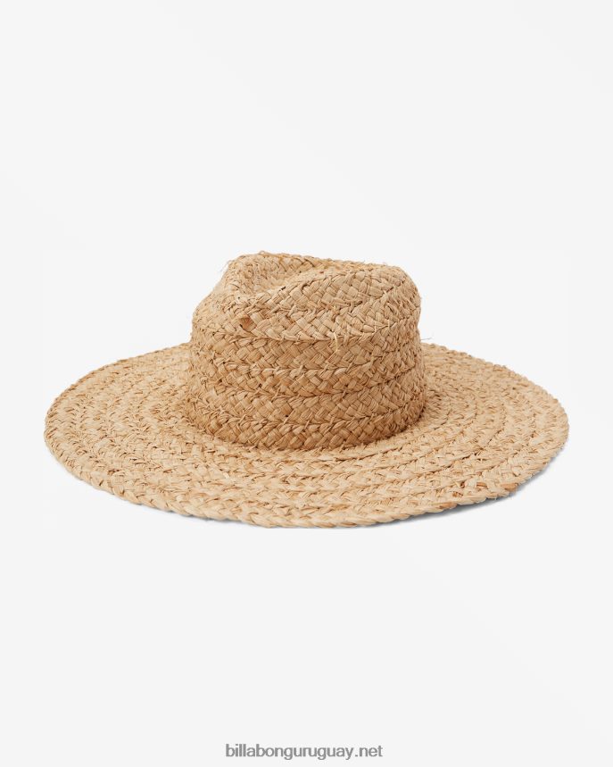 sombrero de paja de niebla marina mujer natural DR68442399 Billabong