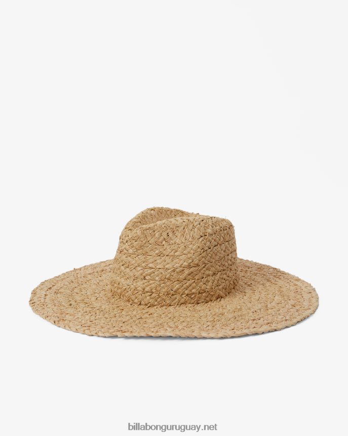 sombrero de paja de niebla marina mujer natural DR68442399 Billabong