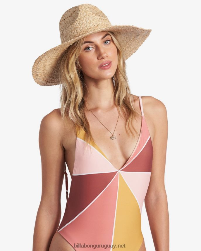 sombrero de paja de niebla marina mujer natural DR68442399 Billabong