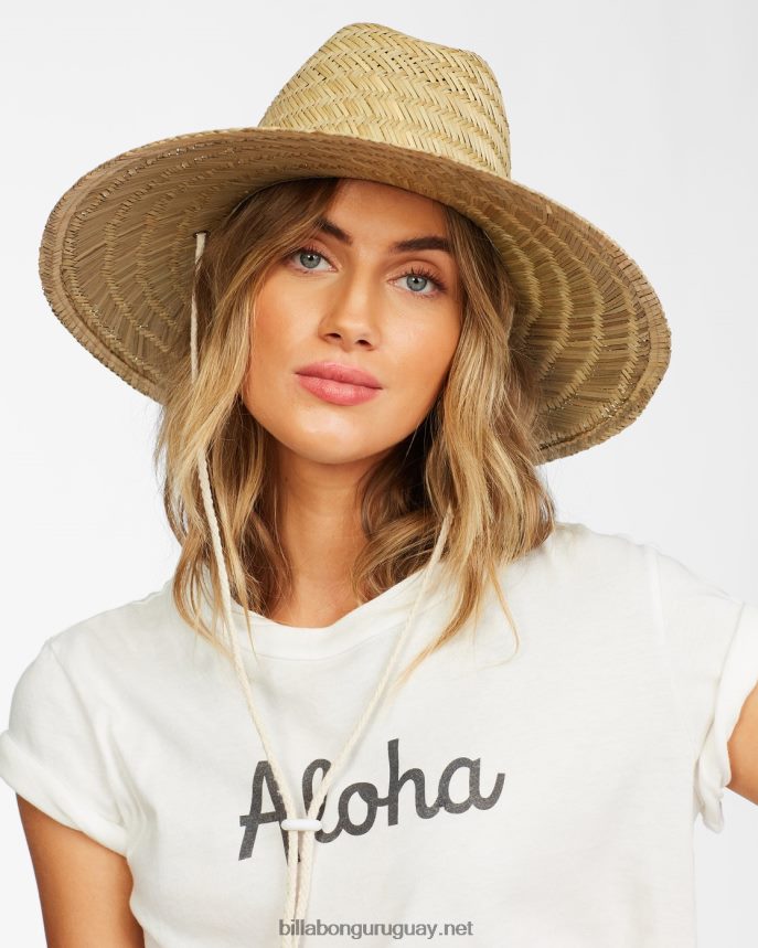 sombrero de paja recién llegado mujer natural DR68442388 Billabong