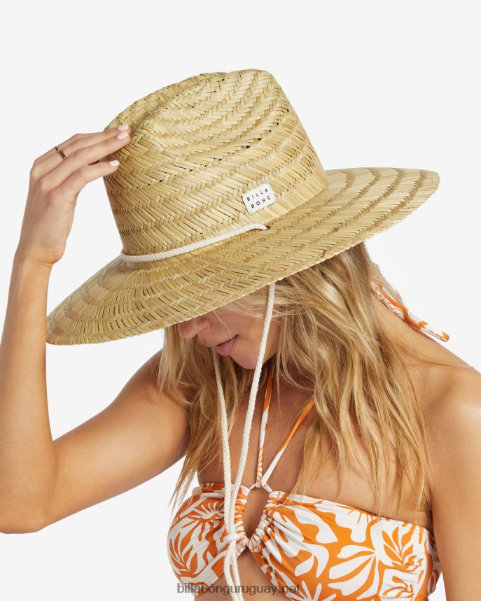sombrero de paja recién llegado mujer natural DR68442388 Billabong