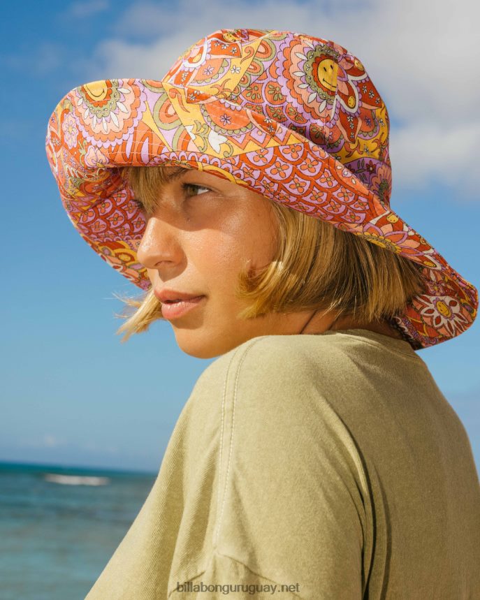 sombrero de pescador sonriente de billabong x mujer multi DR68442474