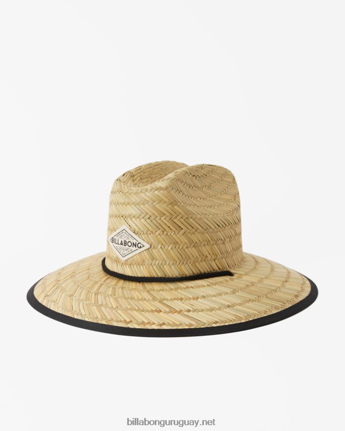 sombrero de socorrista de paja tipton mujer arenas negras DR68442433 Billabong