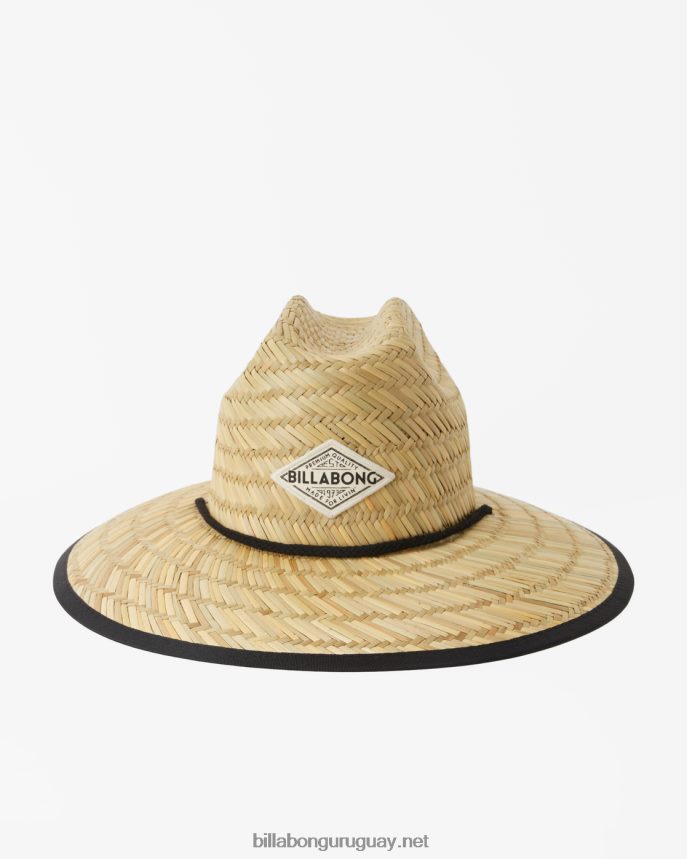 sombrero de socorrista de paja tipton mujer arenas negras DR68442433 Billabong