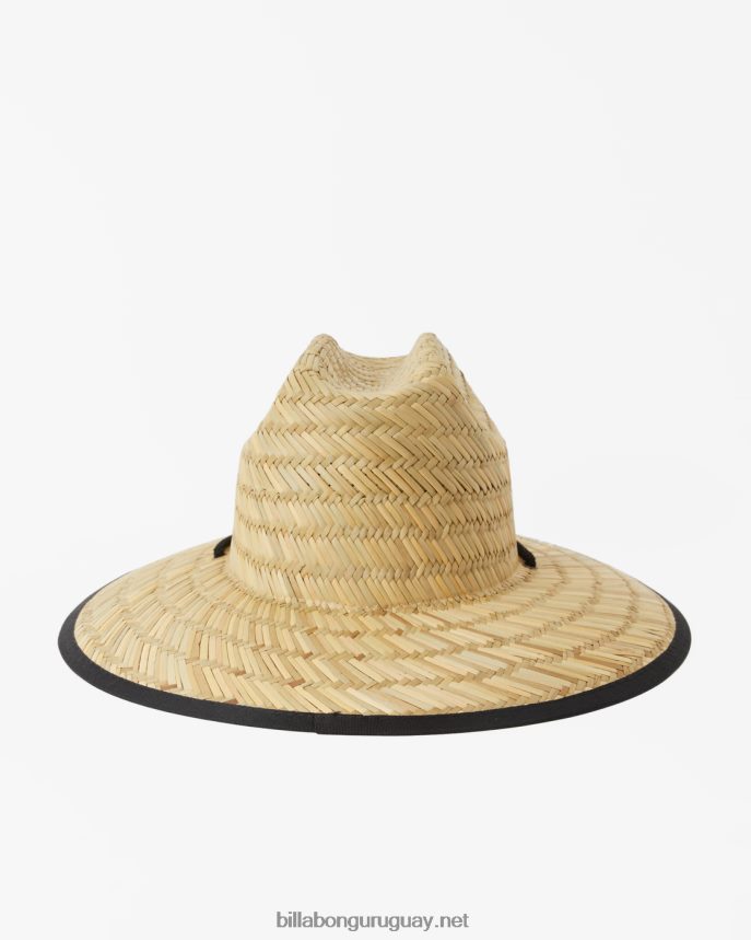 sombrero de socorrista de paja tipton mujer arenas negras DR68442433 Billabong