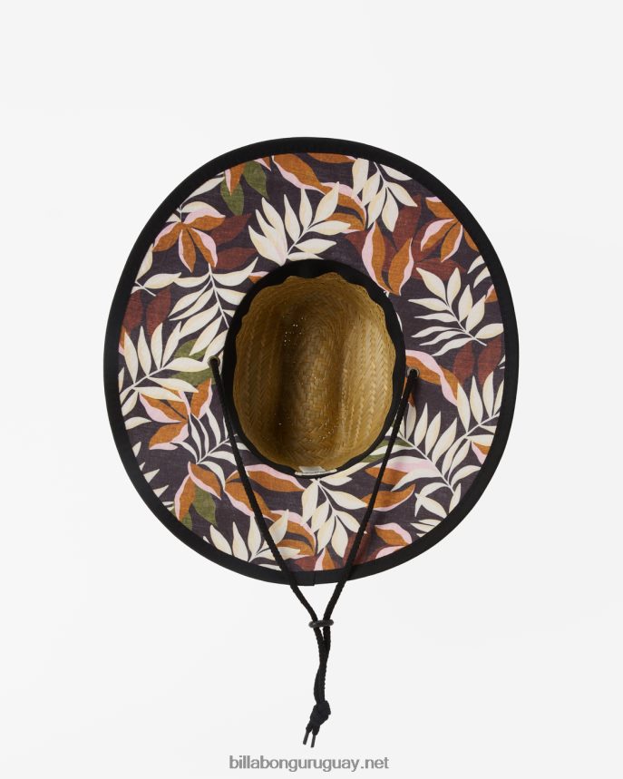sombrero de socorrista de paja tipton mujer arenas negras DR68442433 Billabong