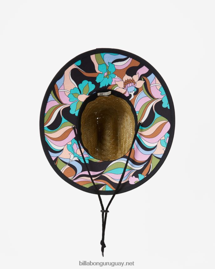 sombrero de socorrista de paja tipton mujer negro DR68442407 Billabong