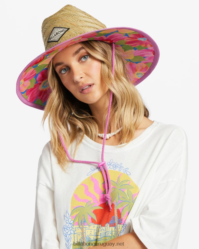 sombrero de socorrista de paja tipton mujer playa DR68442384 Billabong