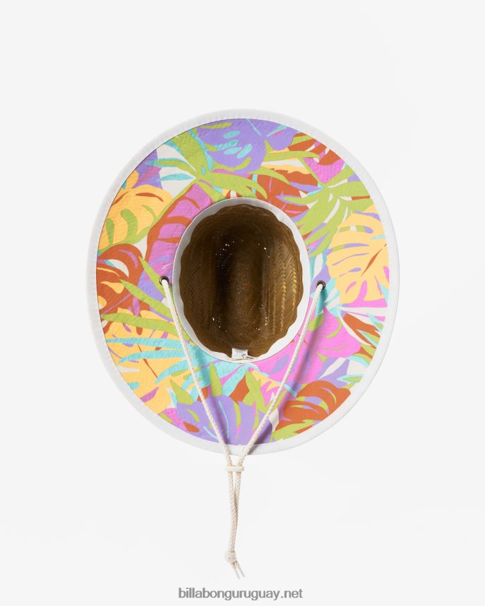 sombrero de socorrista de paja tipton mujer prado de musgo DR68442453 Billabong