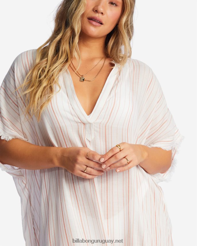 Encubrimiento de playa midi de Found Love mujer ladrillo DR68441706 Billabong