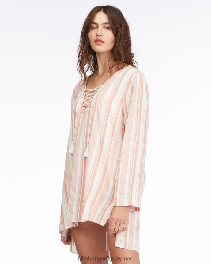 Mini vestido playero de cielo azul mujer terracota DR68441717 Billabong