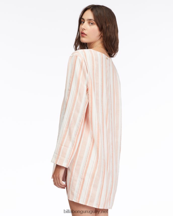 Mini vestido playero de cielo azul mujer terracota DR68441717 Billabong