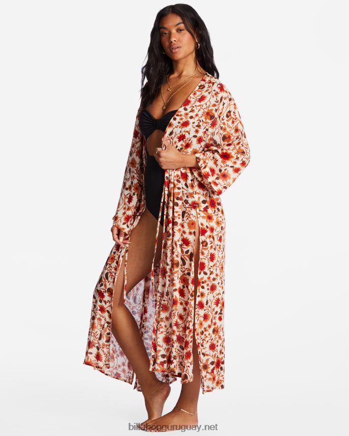 bata de playa kimono soñador cósmico mujer blanco antiguo DR68441718 Billabong