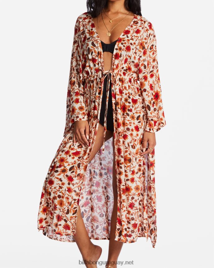 bata de playa kimono soñador cósmico mujer blanco antiguo DR68441718 Billabong