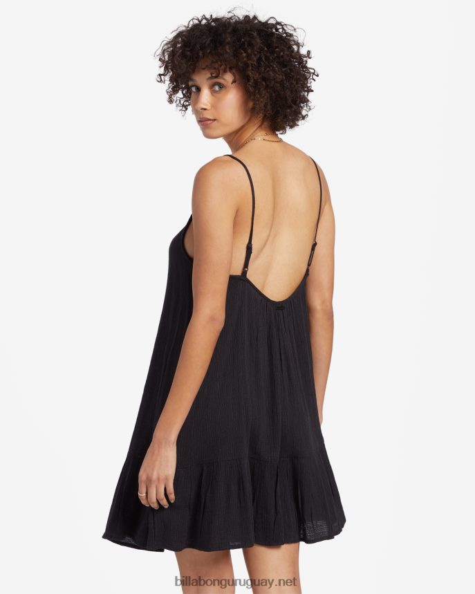 encubrimiento de playa con vibraciones de playa mujer guijarro negro DR68441355 Billabong