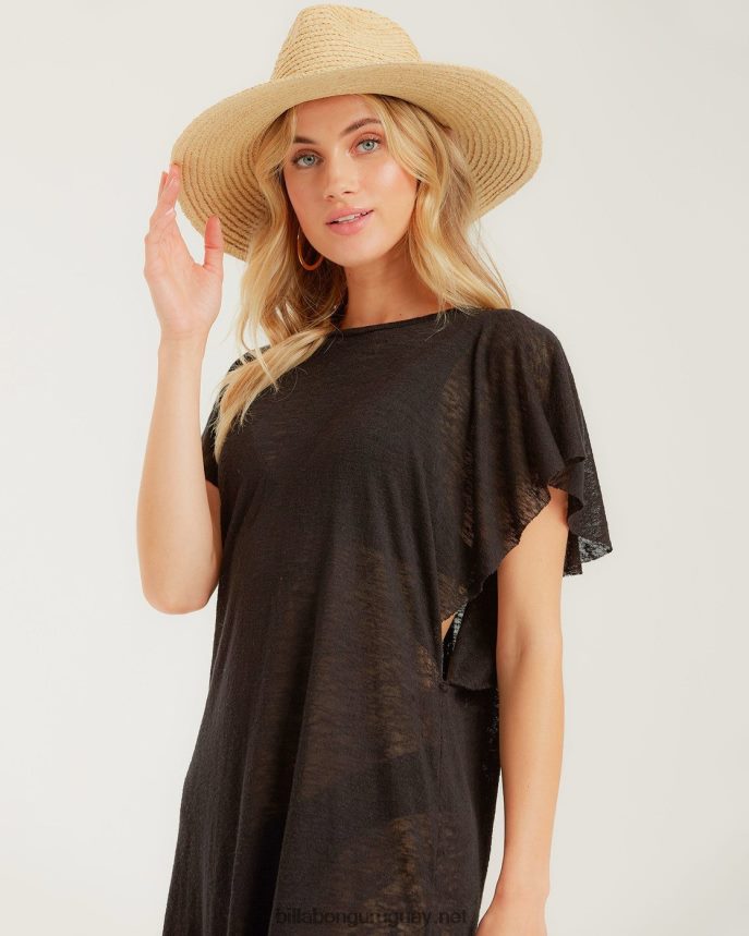 vestido de playa out for waves mujer guijarro negro DR68441356 Billabong