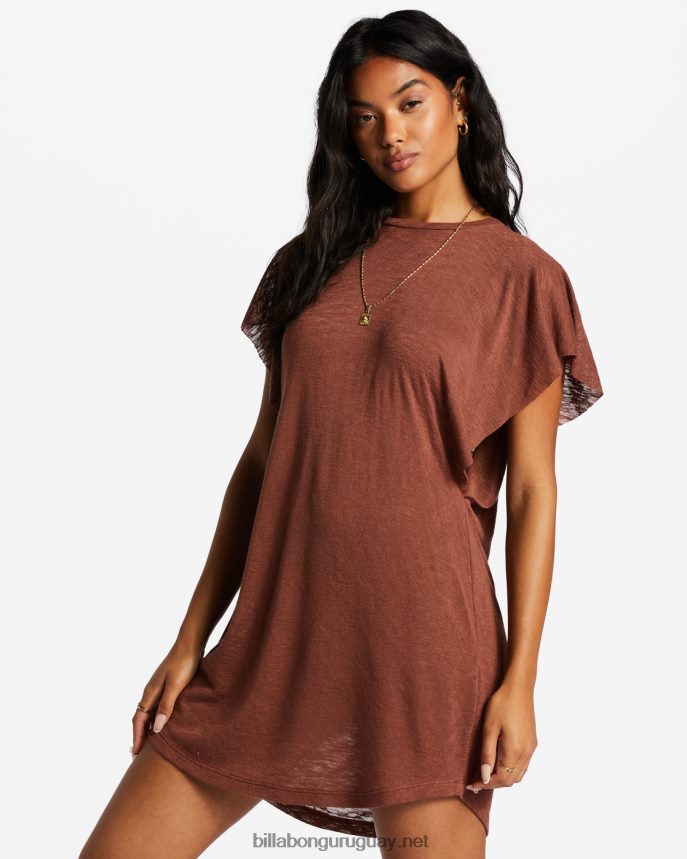 vestido de playa out for waves mujer moca DR68441379 Billabong