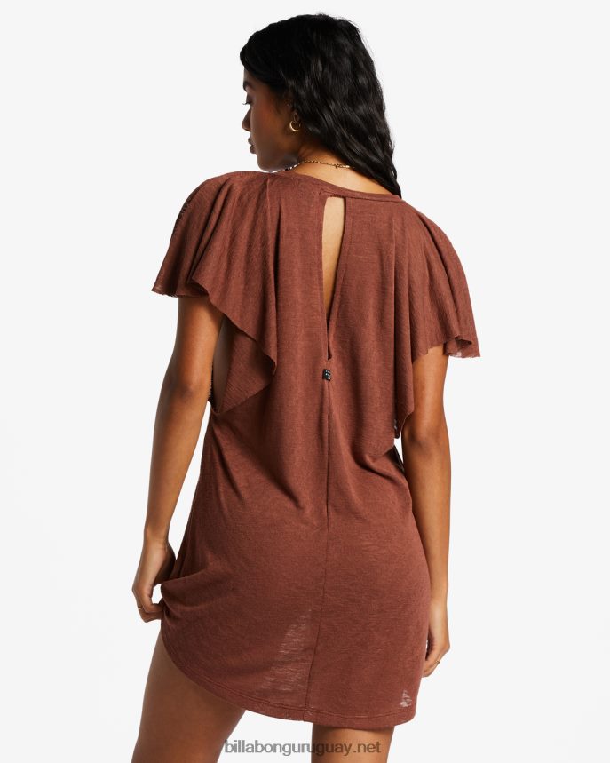 vestido de playa out for waves mujer moca DR68441379 Billabong