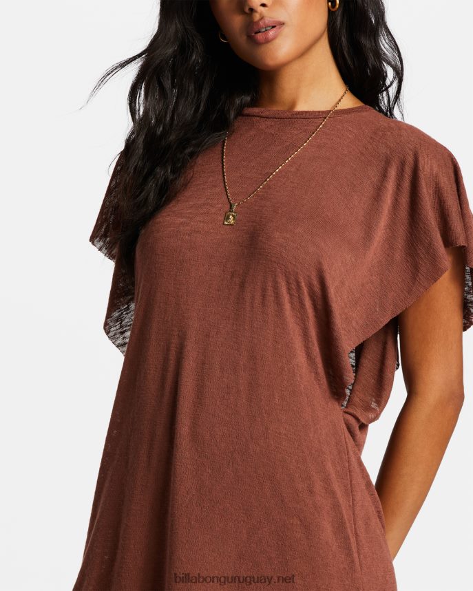 vestido de playa out for waves mujer moca DR68441379 Billabong