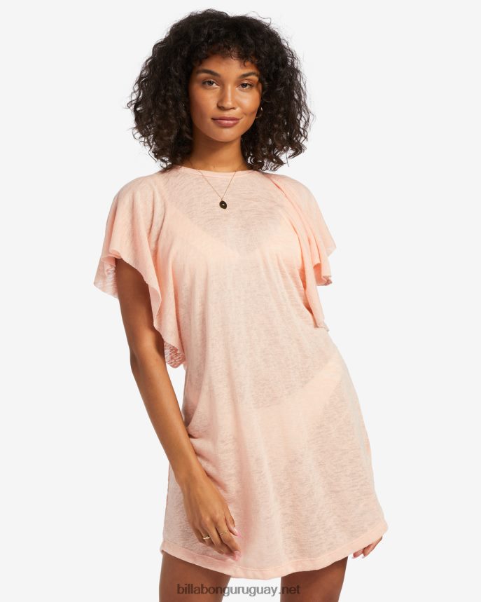 vestido de playa out for waves mujer suave y melocotón DR68441347 Billabong