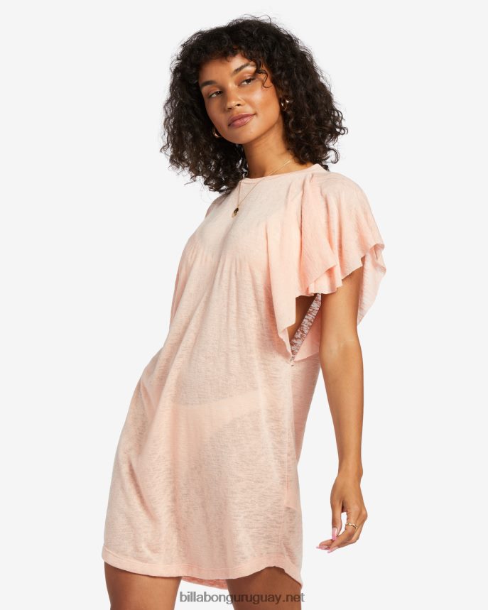 vestido de playa out for waves mujer suave y melocotón DR68441347 Billabong
