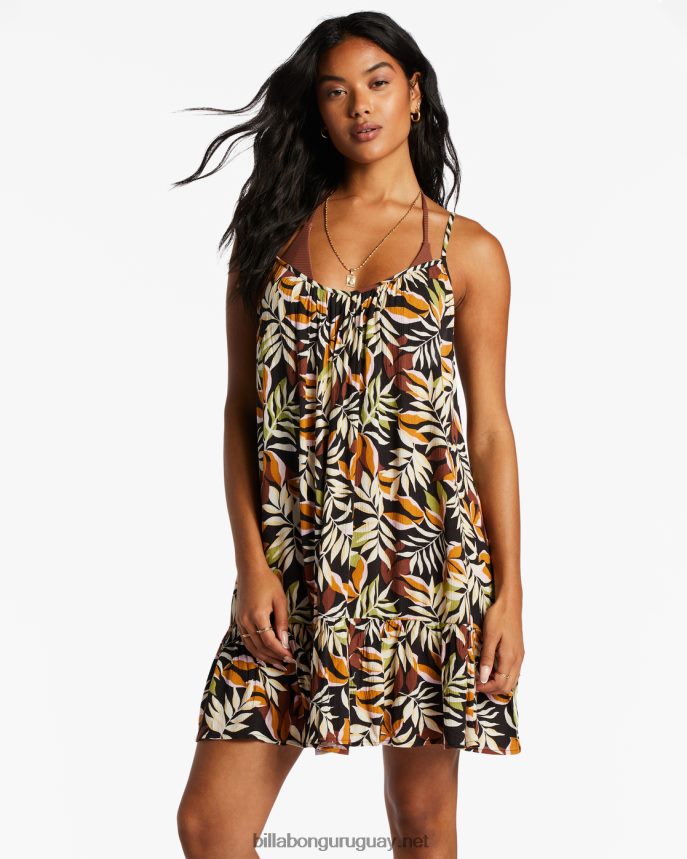 vibraciones de la playa nadar encubrirse mujer guijarro negro DR68441376 Billabong