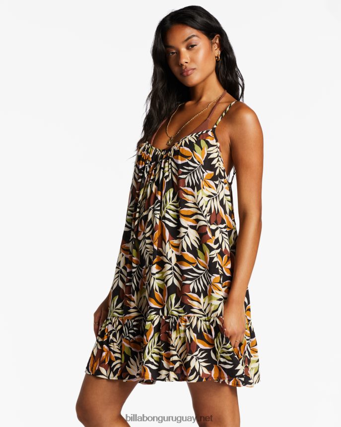 vibraciones de la playa nadar encubrirse mujer guijarro negro DR68441376 Billabong